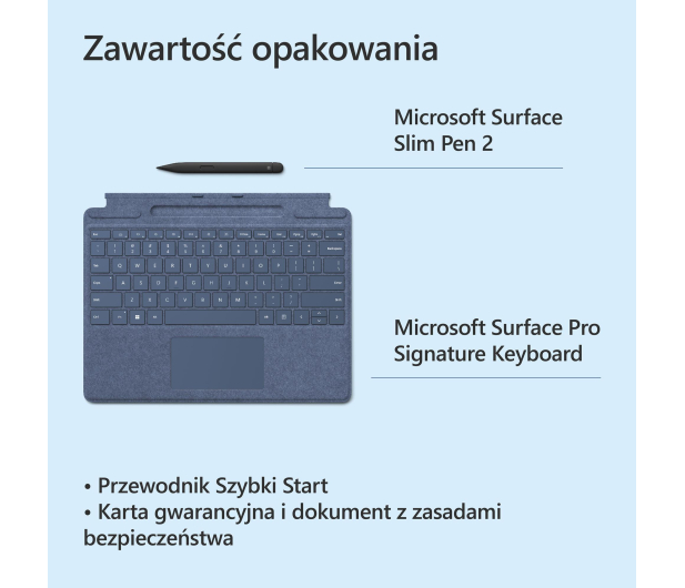 Microsoft Surface Pro Keyboard with Slim Pen Sapphire - 1261290 - zdjęcie 11
